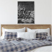 Scene uit 'The Rime of the Ancient Mariner' Canvas Afdruk (Insitu (Slaapkamer))