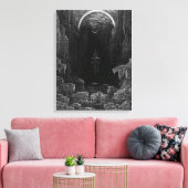 Scene uit 'The Rime of the Ancient Mariner' Canvas Afdruk (Insitu (Woonkamer))