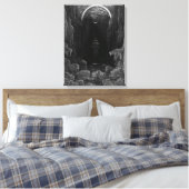 Scene uit 'The Rime of the Ancient Mariner' Canvas Afdruk (Insitu (Slaapkamer))