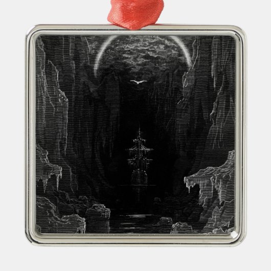 Scene uit 'The Rime of the Ancient Mariner' Metalen Ornament (Voorkant)