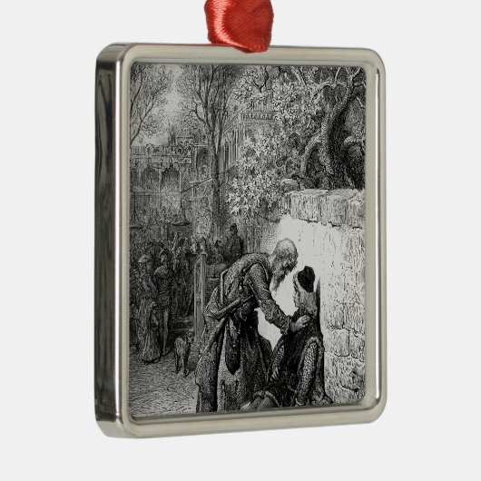 Scene uit 'The Rime of the Ancient Mariner', Metalen Ornament (Rechts)