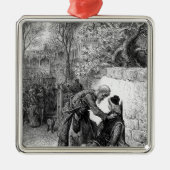 Scene uit 'The Rime of the Ancient Mariner', Metalen Ornament (Voorkant)