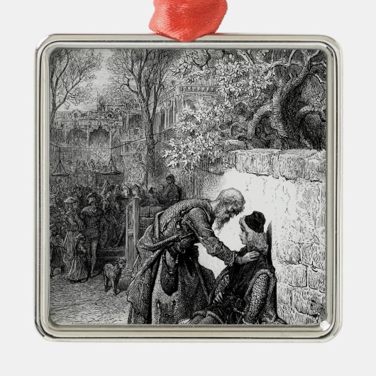 Scene uit 'The Rime of the Ancient Mariner', Metalen Ornament (Voorkant)