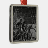 Scene uit 'The Rime of the Ancient Mariner' Metalen Ornament (Rechts)