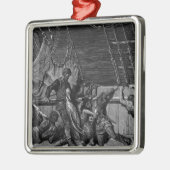 Scene uit 'The Rime of the Ancient Mariner' Metalen Ornament (Links)