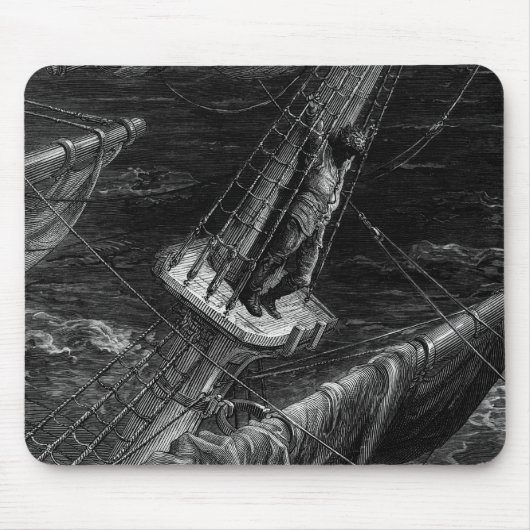 Scene uit 'The Rime of the Ancient Mariner' Muismat (Voorkant)