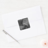 Scene uit 'The Rime of the Ancient Mariner' Vierkante Sticker (Envelop)