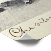 Scène uit wet II van de opera "La Boheme" Poster (Hoek)