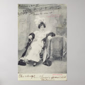 Scène uit wet II van de opera "La Boheme" Poster (Voorkant)