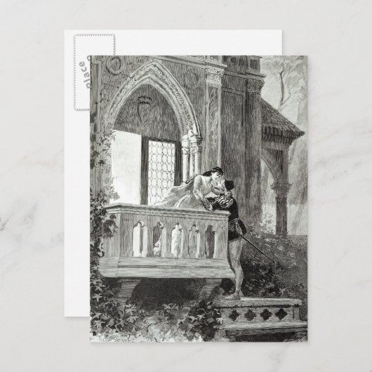 Scene uit Wet II van Romeo en Julia Briefkaart (Voorkant / Achterkant)