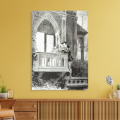 Scene uit Wet II van Romeo en Julia Canvas Afdruk (Insitu (Woonkamer))