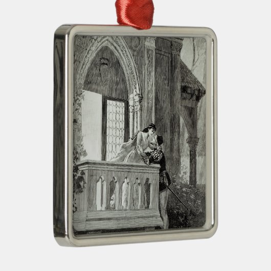 Scene uit Wet II van Romeo en Julia Metalen Ornament (Rechts)