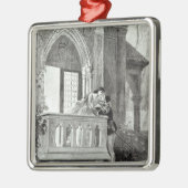 Scene uit Wet II van Romeo en Julia Metalen Ornament (Links)