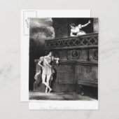 Scene uit Wet III van 'Romeo en Julia' Briefkaart (Voorkant / Achterkant)