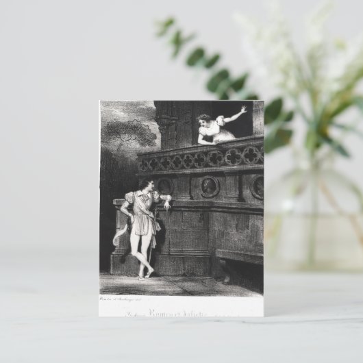 Scene uit Wet III van 'Romeo en Julia' Briefkaart (Staand voorkant)
