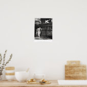 Scene uit Wet III van 'Romeo en Julia' Poster (Keuken)