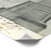 Scène uit wet IV van de opera "La Boheme" Poster (Hoek)