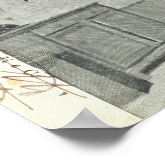 Scène uit wet IV van de opera "La Boheme" Poster (Hoek)