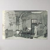 Scène uit wet IV van de opera "La Boheme" Poster (Voorkant)