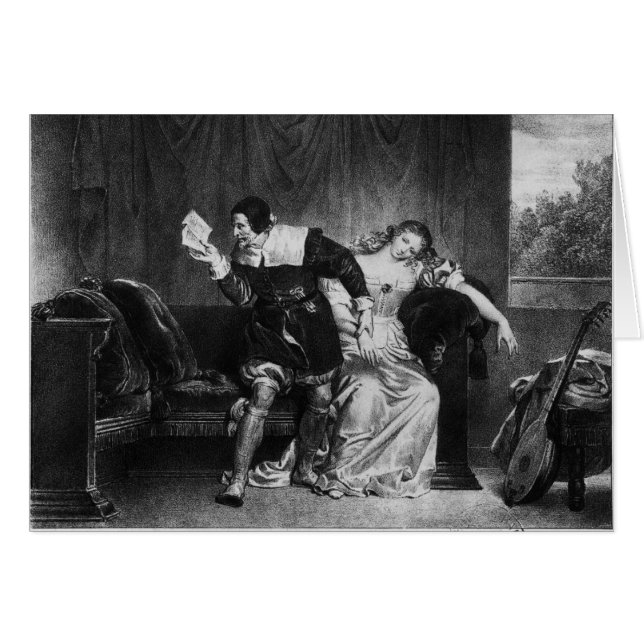 Scène van de brief van de neef (Voorkant Horizontaal)