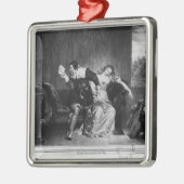 Scène van de brief van de neef metalen ornament (Links)