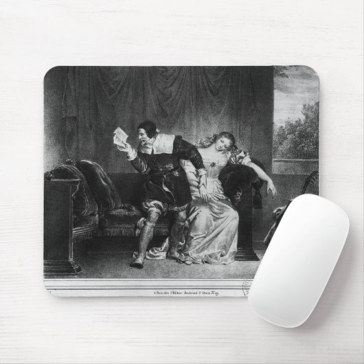 Scène van de brief van de neef muismat (Met muis)