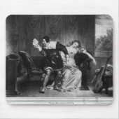 Scène van de brief van de neef muismat (Voorkant)