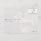 Scène van de Harem door Theodore Chasseriau Briefkaart (Achterkant)