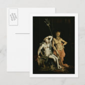 Scène van de hel: details tonen Hades en Persephon Briefkaart (Voorkant / Achterkant)