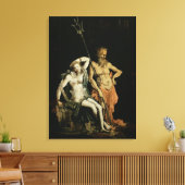 Scène van de hel: details tonen Hades en Persephon Canvas Afdruk (Insitu (Woonkamer))