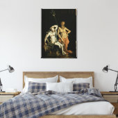 Scène van de hel: details tonen Hades en Persephon Canvas Afdruk (Insitu (Slaapkamer))