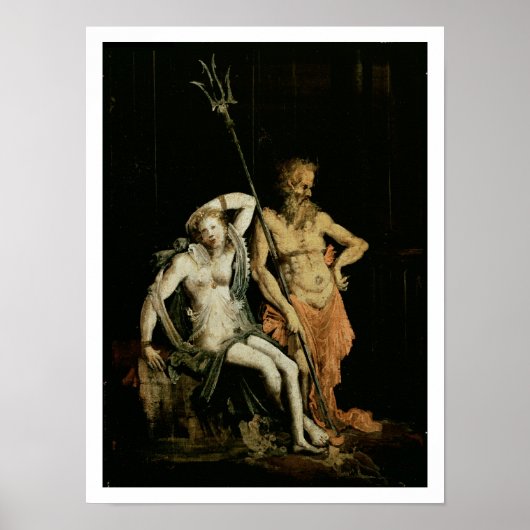 Scène van de hel: details tonen Hades en Persephon Poster (Voorkant)