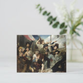 Scène van de Revolutie van 1830 Briefkaart (Staand voorkant)