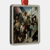 Scène van de Revolutie van 1830 Metalen Ornament (Rechts)