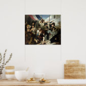 Scène van de Revolutie van 1830 Poster (Keuken)