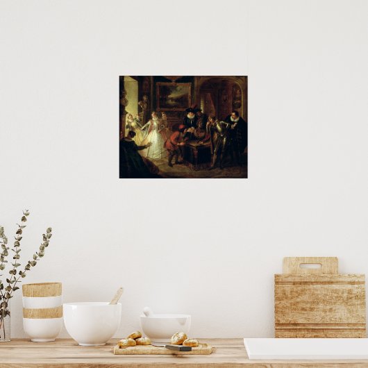 Scene van "Don Quixote de la Mancha" Poster (Keuken)