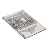 Scene van Durer's 'cursus in the Art of Drawing'; Notitieboek (Rechterzijde)