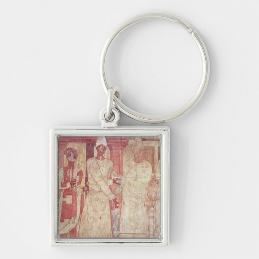 Scène van een offer van Conon en zijn familie Sleutelhanger (Voorkant)