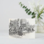 Scène van het nieuwe Ballet van de 'Kwispelingen Briefkaart (Staand voorkant)
