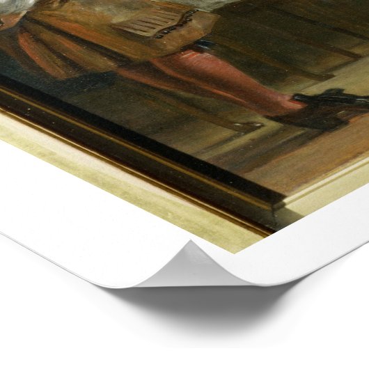 Scene van "Le Malade Imaginaire" door Moliere (162 Poster (Hoek)