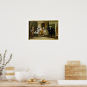 Scene van "Le Malade Imaginaire" door Moliere (162 Poster (Keuken)