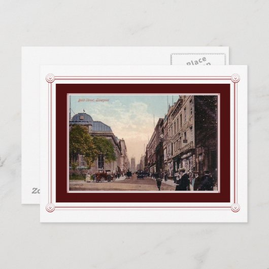  scène van Liverpool, Engeland Briefkaart (Voorkant / Achterkant)