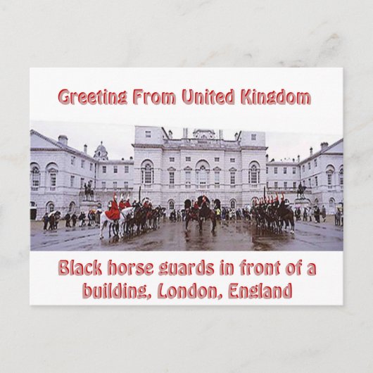 SCENE VAN LONDON ENGLAND (VK) BRIEFKAART (Voorkant)