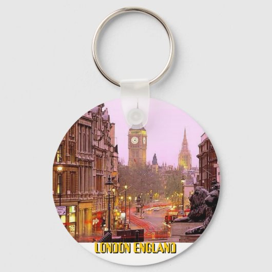 SCENE VAN LONDON ENGLAND (VK) SLEUTELHANGER (Voorkant)