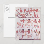 Scène van slagers en bedienden briefkaart (Voorkant / Achterkant)