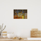 Scene van Tahitian Life, 1896 Poster (Keuken)