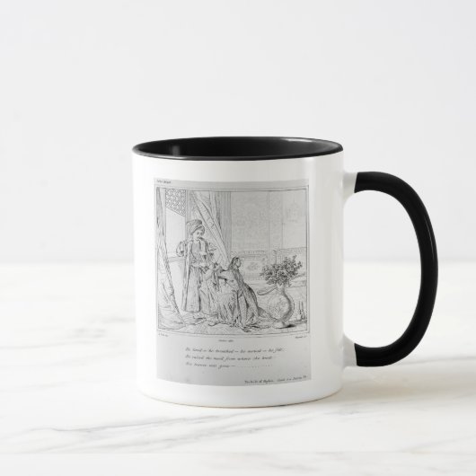 Scene van The Bride of Abydos door Lord Byron Mok (Rechts)