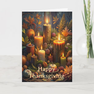 scene voor Thanksgiving Feestdagen Kaart