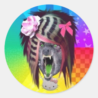 Scène Wolf Meme Stickers