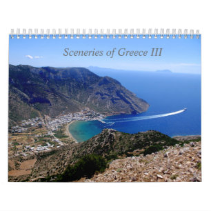 Sceneries van Griekenland Kalender